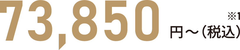 73,850円～（税込）※1