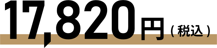 17,820円（税込）